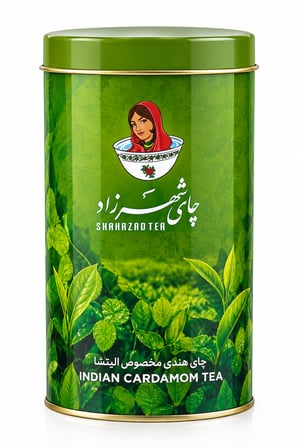 Şahrzad Kakule Aromalı Teneke Kutu Siyah İran Çay (500 gram)