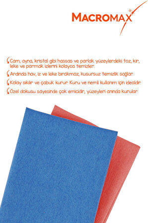 Mikrofiber Cam Bezi - 2X2 4 Adet