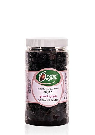 1 lik Gemlik Salamura Siyah Zeytin