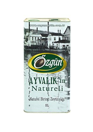 Özgün Zeytin Ve Zeytin Yağı Ayvalık'ın Natureli Naturel 1. Zeytinyağı 5 lt Teneke