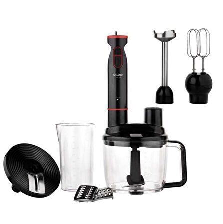 Schafer Chef Mix 1500 W Set Mikser Siyah