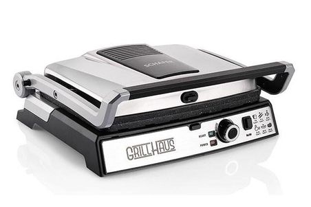 Schafer Çıkarılabilir Döküm Plakalı 2000 Watt 6 Dilim Tost Kapasiteli Izgara ve Tost Makinesi