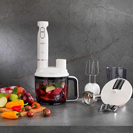 Schafer Chef Blend Mega Blender Set-Krem