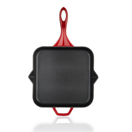 Schafer Guss Chef Döküm Kare Kızartma Tavası 28x28Cm-1 Parça