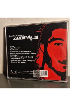 Sansar Salvo - Adrenalin - Rap Cd (ORJİNAL JELATİNLİ ÜRÜN)
