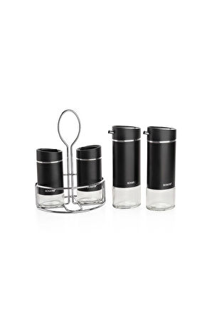 Schafer Silver Touch Yağlık Sirkelik Seti 5 Parça Siyah