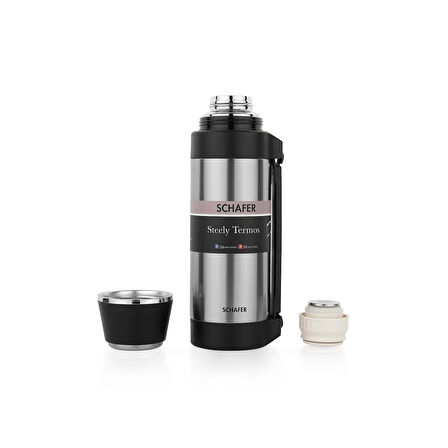 Schafer Steely Çelik Termos 1.5 Lt İnox
