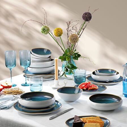 Schafer Aura Yemek Takımı 24 Parça