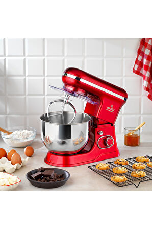 SCHAFER PROCHEF MASTER STAND MİKSER -KIRMIZI