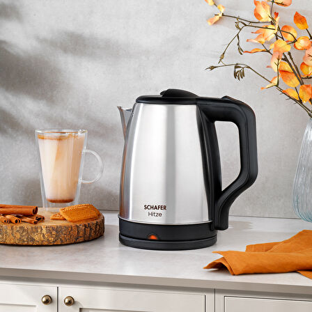 Schafer Hitze Paslanmaz Çelik Su Isıtıcı (Kettle)-Inox