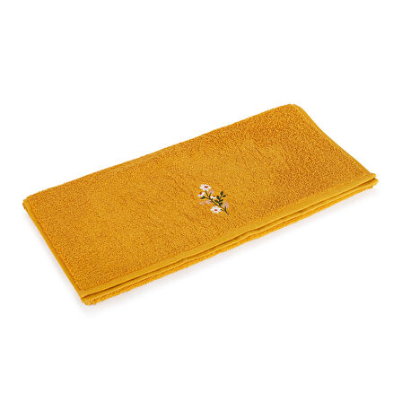 Schafer Home Daisy Nakışlı Havlu 50x90 Cm-Hardal