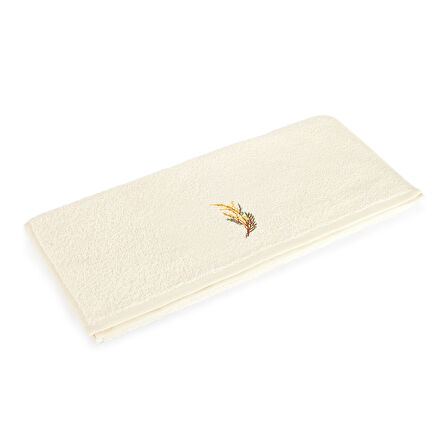 Schafer Home Wheat 50x90 Nakışlı Havlu 1 Parça-Krem
