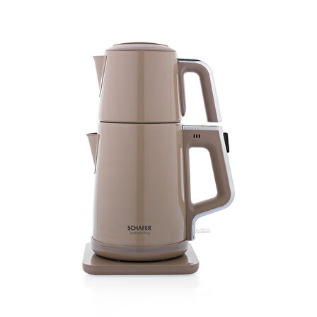 Schafer Teaform Plus Paslanmaz Çay Makinesi-Bej