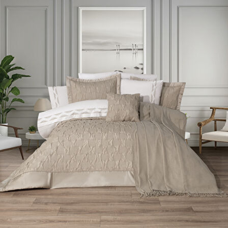 Schafer Home Moneta Çeyiz Seti 11 Parça-Bej