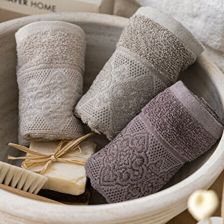 Schafer Home Noho 3 lü Havlu Seti 30x50-Asorti01