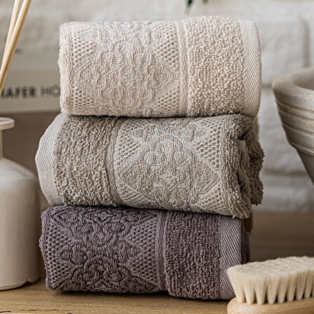 Schafer Home Noho 3 lü Havlu Seti 30x50-Asorti01