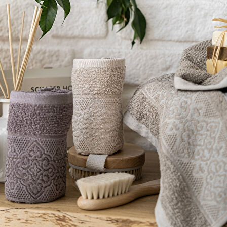 Schafer Home Noho 3 lü Havlu Seti 30x50-Asorti01