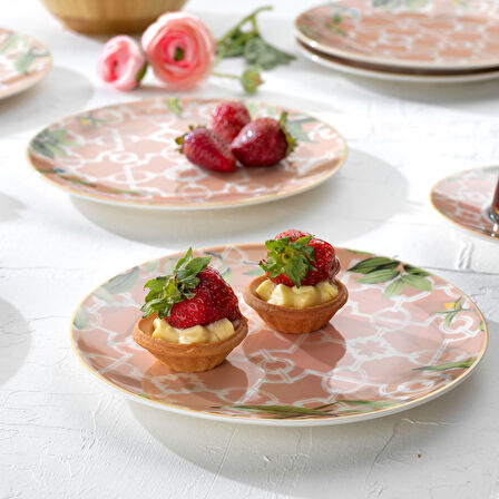 Schafer Sorte Pasta Seti 6 Parça-Pembe