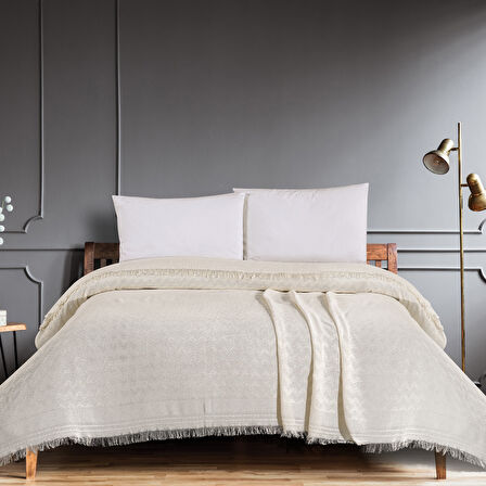 Schafer Home Zuma Çift Kişilik Pike 200x220 Cm-Krem