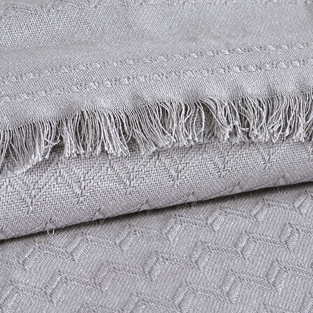 Schafer Home Zuma Çift Kişilik Pike 200x220 Cm-Gri