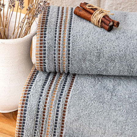 Schafer Home Rosy Armürlü Havlu 70x140 Cm 1 Parça-İndigo