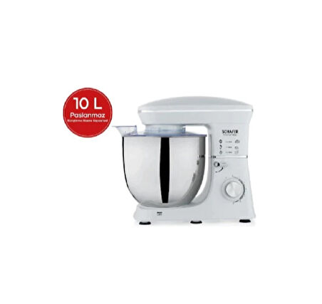 Schafer Prochef Maksi Stand Mixer 10 LT Beyaz 25014-BYZ01