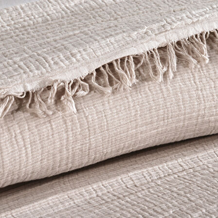 Schafer Home Sofia Müslin Pike 200x220 Cm-Bej