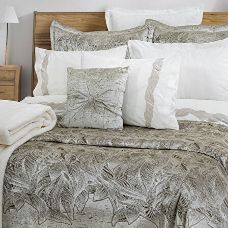 Schafer Home Leaf Çeyiz Seti 11 Parça-Krem