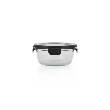 Schafer Retro Kilitli Saklama Kabı Yuvarlak 400 ML-Inox