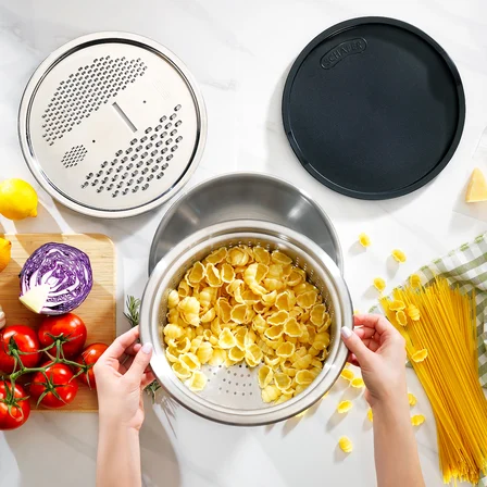 Schafer Gurme Multifonksiyonel Rende 4 Parça-Inox