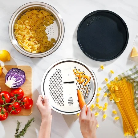 Schafer Gurme Multifonksiyonel Rende 4 Parça-Inox