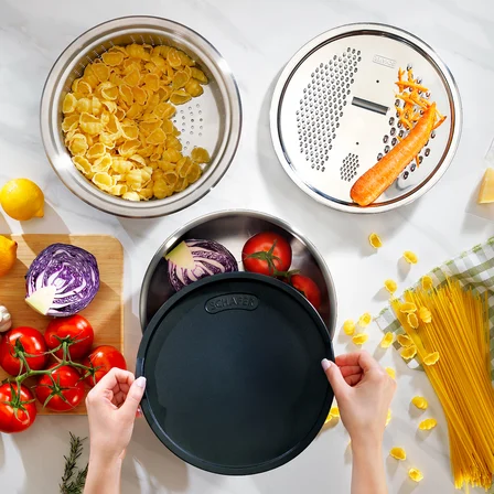 Schafer Gurme Multifonksiyonel Rende 4 Parça-Inox