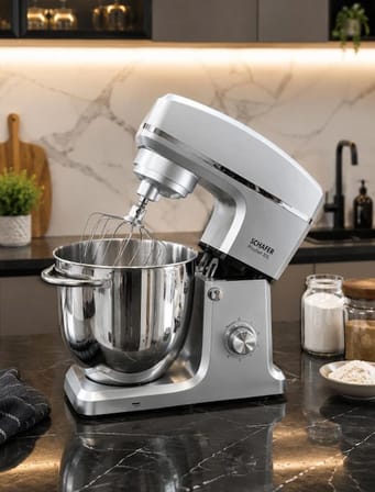 Schafer Prochef XXL Stand Mikser 12 L-Gümüş