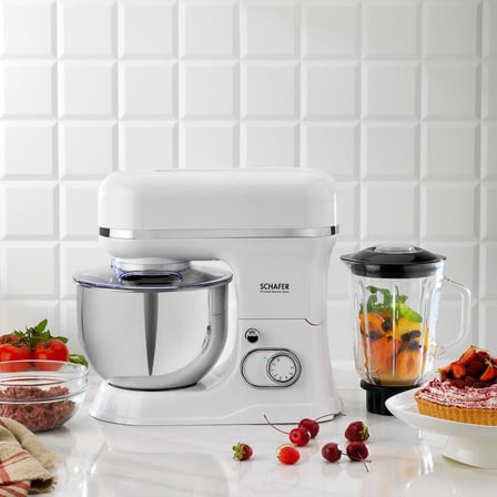 Schafer Prochef Master Multi Kıyma Aparatlı Stand Mikser 5 L-Beyaz