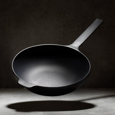 Schafer Cast Pro Döküm Wok Tava 30 CM - Siyah İndüksiyon Tabanlı