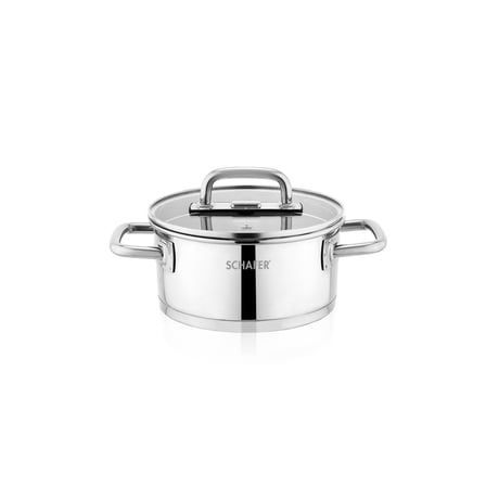 Schafer Prestige 1 MM Çelik Tencere Set 8 Parça-Inox