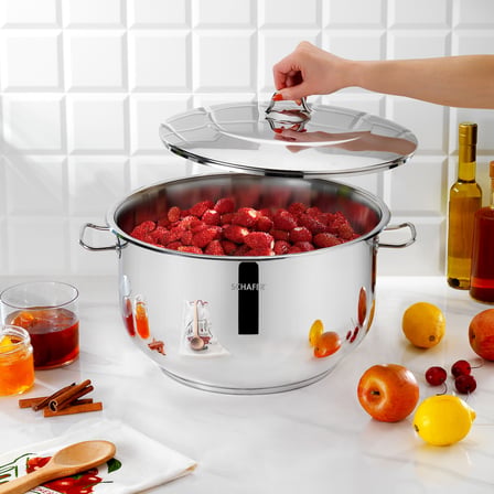 Schafer Held Gastro Çelik Derin Tencere 34 Cm 2 Parça-Inox