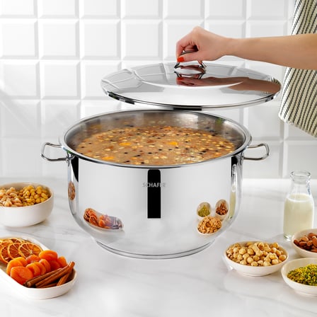 Schafer Held Gastro Çelik Derin Tencere 36 Cm 2 Parça-Inox