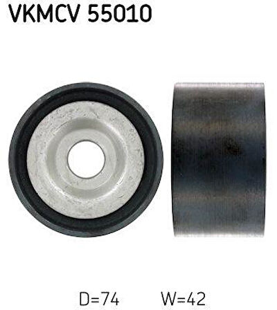 Man Truck Kayıs Gergi Rulmanı (ym457442) Man Ng Nl Nu Ul 91> (74x42x20) - Skf Vkmcv 55010