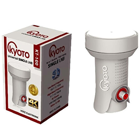 Ayt Kyoto KT-100 Universal 0.1 dB Tekli Lnb Çanak Anten Uydu Lnbsi