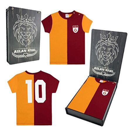 Galatasaray Orijinal Metin Oktay Bebek T-shirt  Özel Ahşap Kutulu