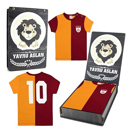 Galatasaray Orijinal Metin Oktay Bebek T-shirt  Özel Ahşap Kutulu