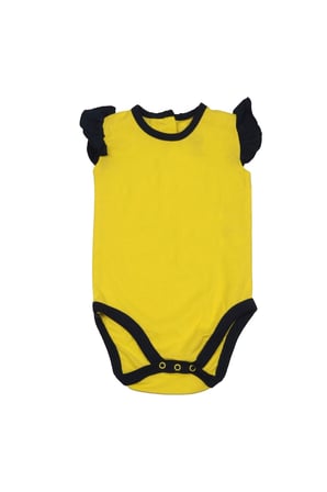 Fenerbahçe Orijinal Sarı Bebek Body Zıbın
