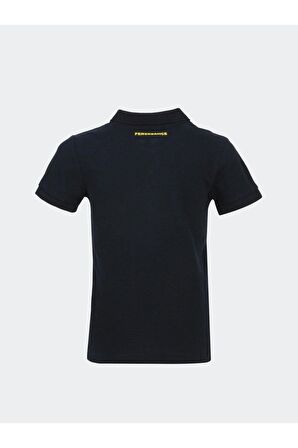 Fenerbahçe Orijinal Lisanslı Polo Yaka Çocuk T-Shirt Hediyelik Ahşap Kutulu