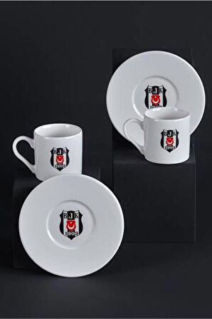 Beşiktaş Orijinal Lisanslı 2'li Fincan Takımı