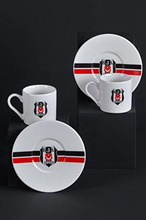 Beşiktaş Orijinal Lisanslı 2'li Fincan Takımı