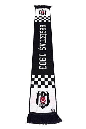 Beşiktaş Orijinal Dokuma Atkı 1903 BaskılıHediyelik Ahşap Kutulu