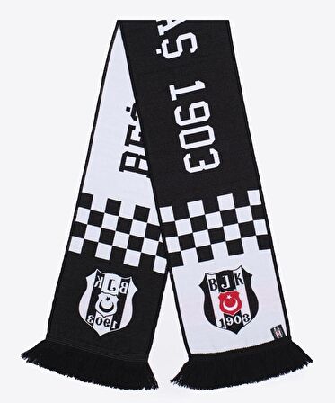 Beşiktaş Orijinal Dokuma Atkı 1903 BaskılıHediyelik Ahşap Kutulu