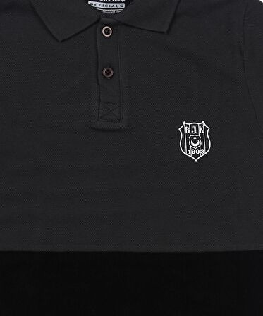 Beşiktaş Orijinal Polo Yaka Çocuk T-shirt Hediyelik Ahşap Kutulu