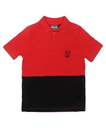 Beşiktaş Orijinal Polo Yaka Çocuk T-shirt Hediyelik Ahşap Kutulu